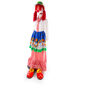 HALLOWEEN COSTUME FARMER'S WIFE CLOWN