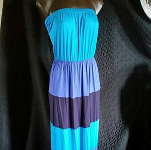 Colorblock Maxi Dress