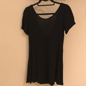 Black Short Sleeved Dress