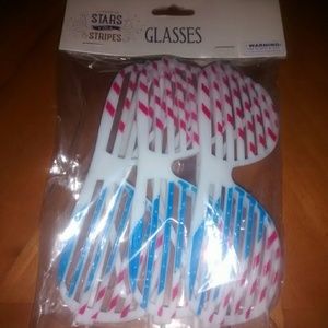 America U.S Flag Costume Glasses