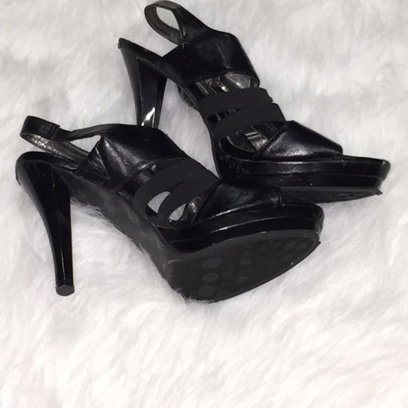 Carlos Santana black heels with zipper - Picture 3 of 7