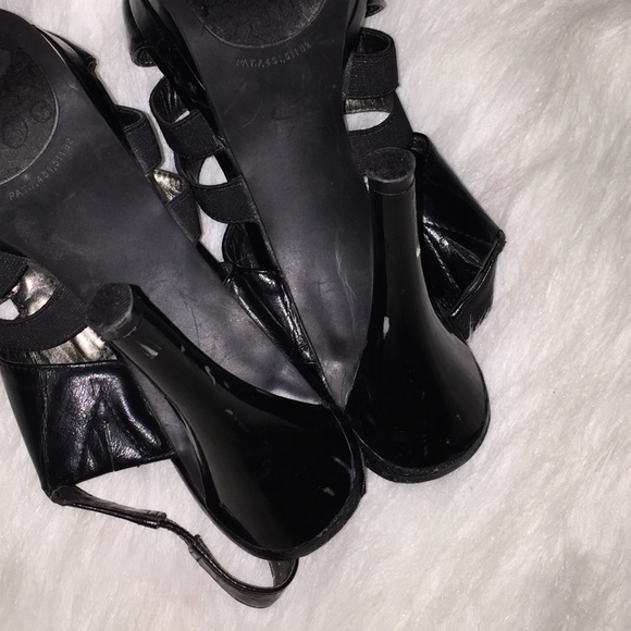 Carlos Santana black heels with zipper - Picture 6 of 7