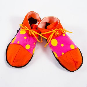 CLOWN SHOES GO WITH CLOWN COSTUMES IN OUR CLOSET!