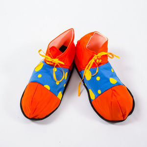 CLOWN SHOES GO WITH CLOWN COSTUMES IN OUR CLOSET!