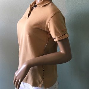 Burberry Tan Collard Shirt