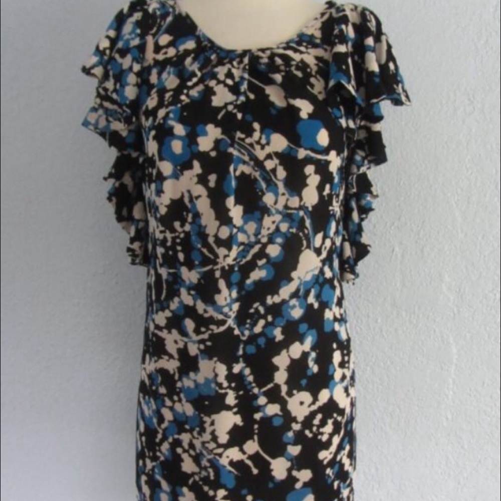 Prairie New York Silk flutter floral dress