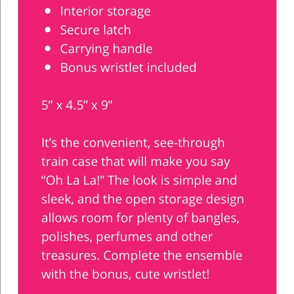 Caboodles Makeup/Cosmetic Mini Travel TrainCaseNEW - Picture 7 of 8