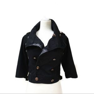 LRG Black Military Style Jacket LRG Black Military Style Jacket
