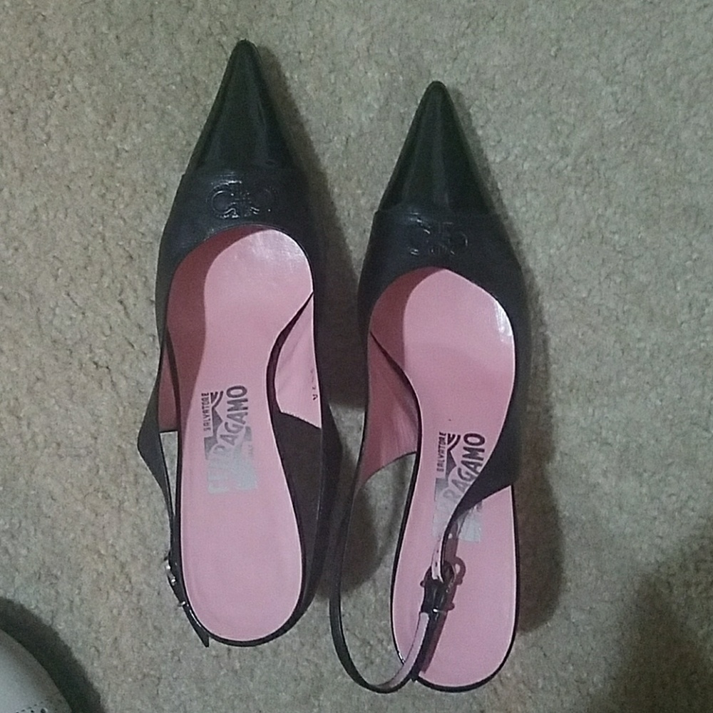 FERRAGAMO slingback  shoes