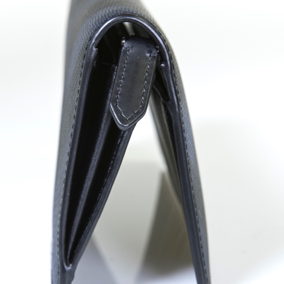 London Check and Leather Continental Wallet - Picture 2 of 5