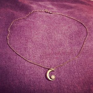 Crescent Moon Necklace 🌙
