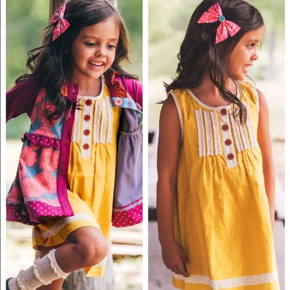 Wildflowers Yellow A Line Dress - Picture 2 of 6