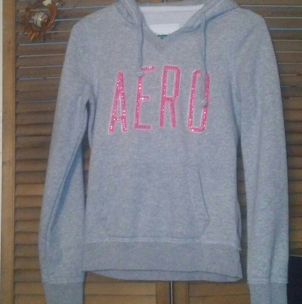 New Pink bling Aero hoody size S