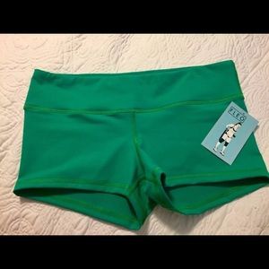 NWT Fleo Monster Green Large Booty Shorts