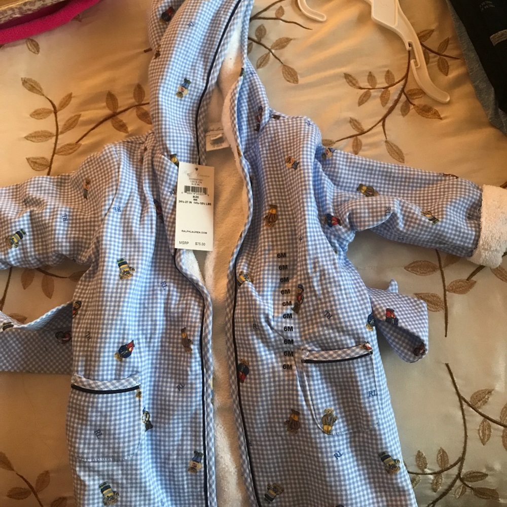 Ralph Lauren bath robe 6 month