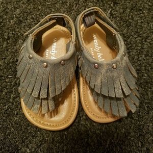 baby girl denim sandals
