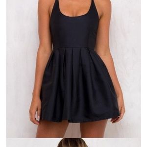 Black plain homecoming dress!!🖤