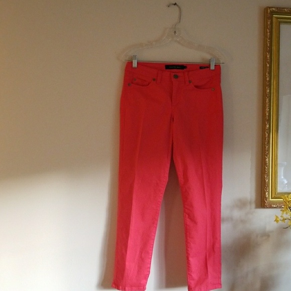 CALVIN KLEIN HOT PINK skinny  PANTS - Picture 3 of 5