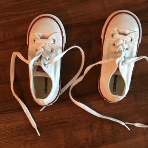 Toddler Size White Converse