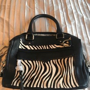 NWOT Rebecca Minkoff zebra print satchel NWOT Rebecca Minkoff zebra print satchel