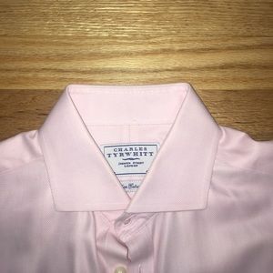 Like New Men’s Charles Tyrwhitt Pink Button Up