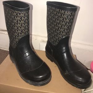 Michael Kors rain boots.