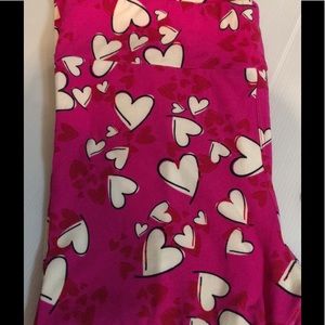 LuLaRoe tc Valentines Leggings nwot