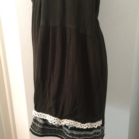 Olive and Cream Long Sleeve Romper - Picture 5 of 5