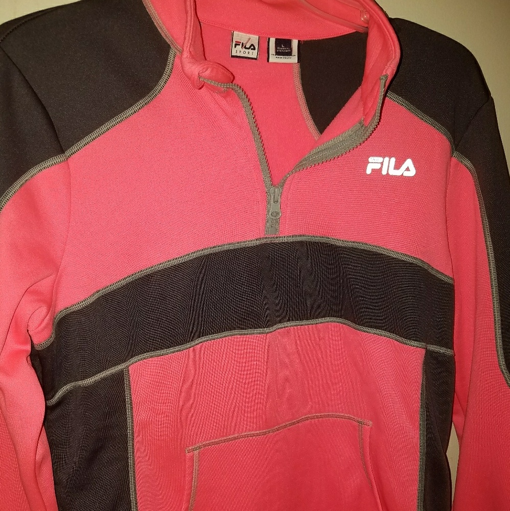 Pink Fila jacket!