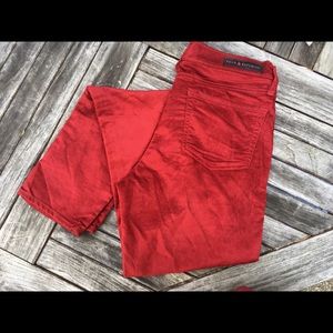 Woman's cherry red Rock and Republic pants