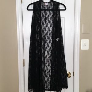 Black Lace LuLaRoe Joy Vest