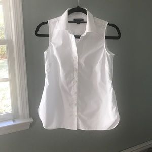 Lands End Sleeveless button down