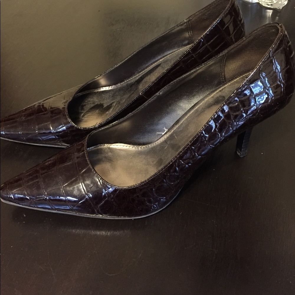 Snake print 3" heels