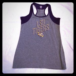 LSU racerback tank