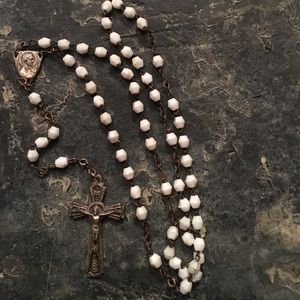 Antique White Rosary Antique White Rosary