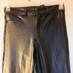 Brand new H&M metallic high waisted disco pants
