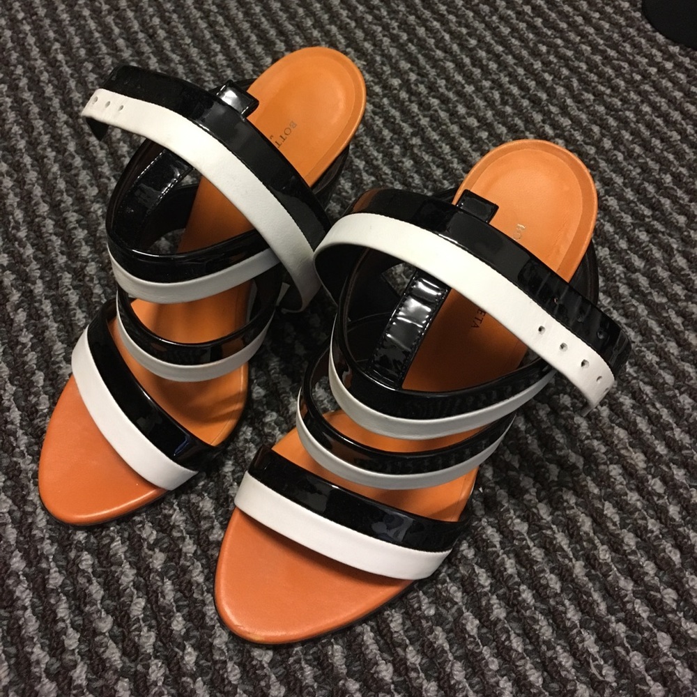 Bottega veneta heels, 36 1/2, gently used