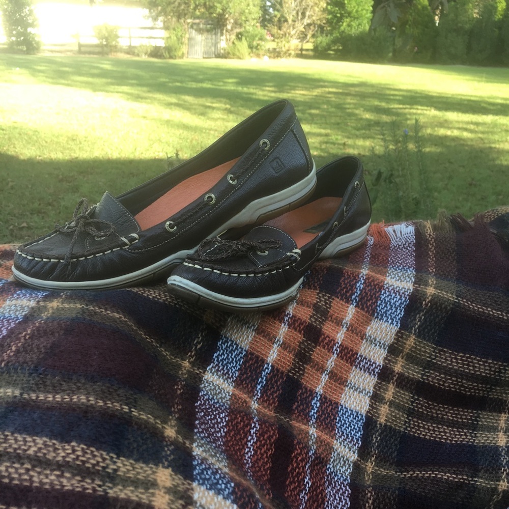 Sperry Top-Sider Brown Leather Boat Shoe