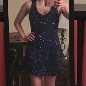 Parker Open Back Embellished Dress