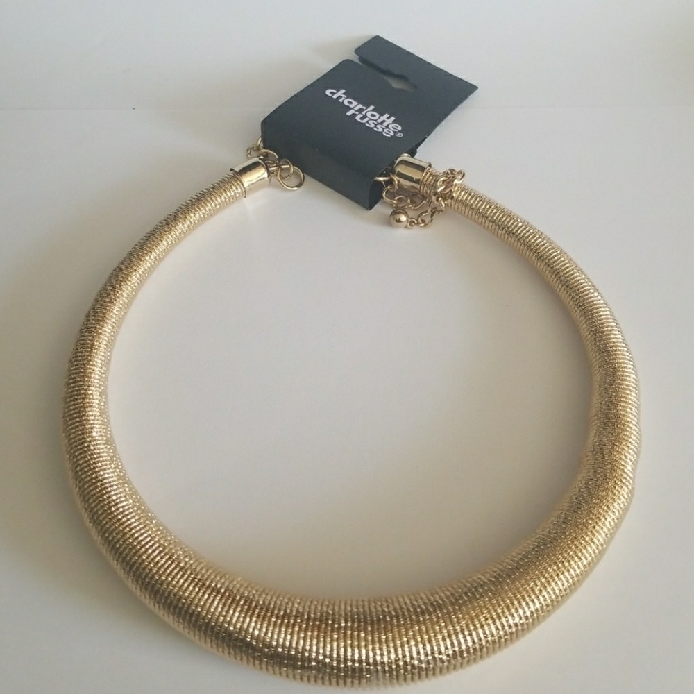 new gold necklace