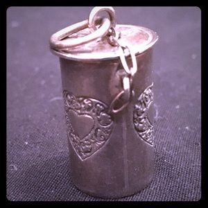 Sterling silver wish box charm Sterling silver wish box charm
