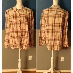 Style & CO Button Down Top Plus Size 18 Style & CO Button Down Top Plus Size 18