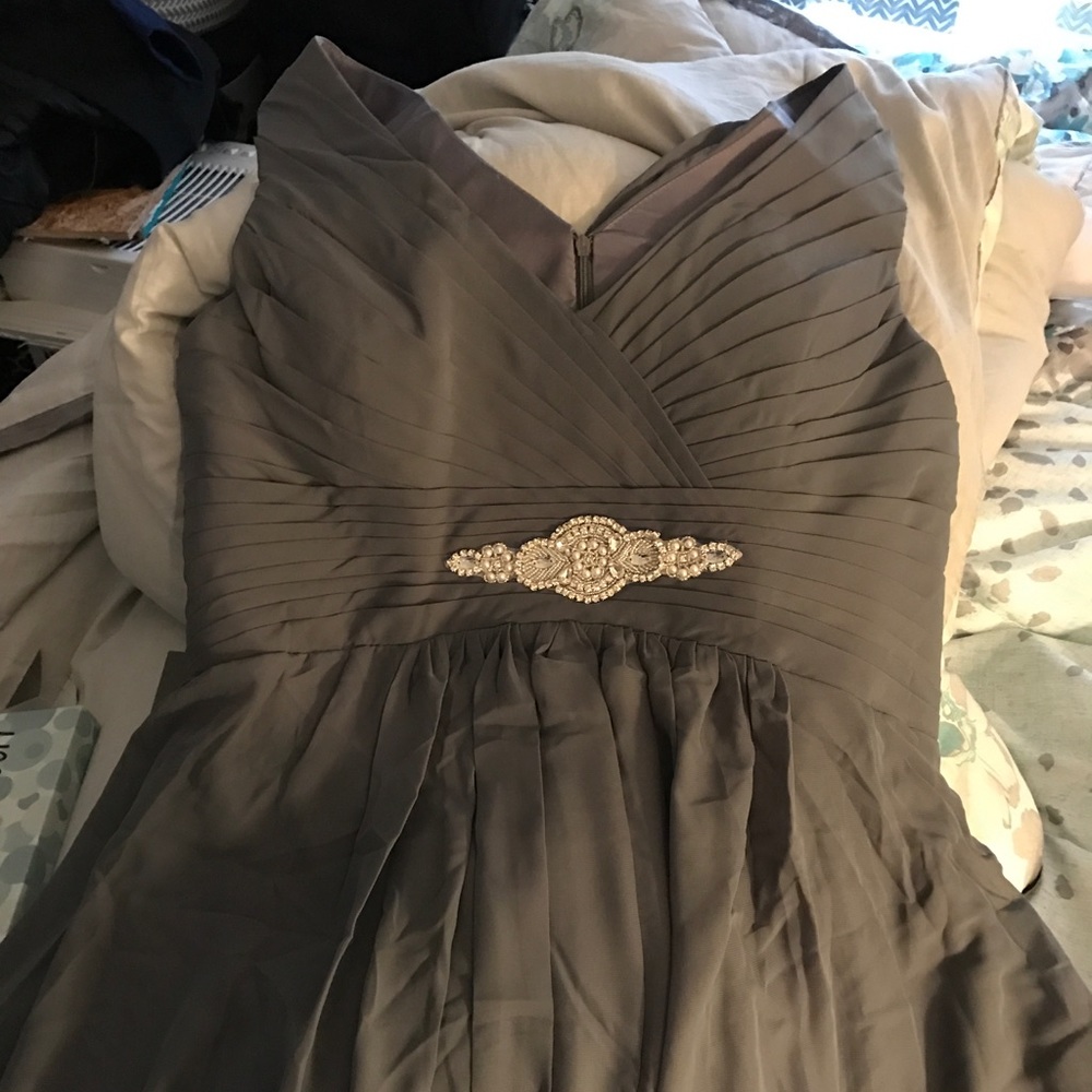 Gray bridesmaid dress sz 20