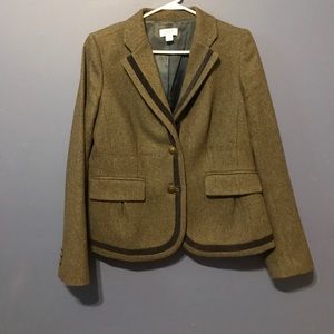 Ann Taylor Loft Wool blazer, lining is acetate