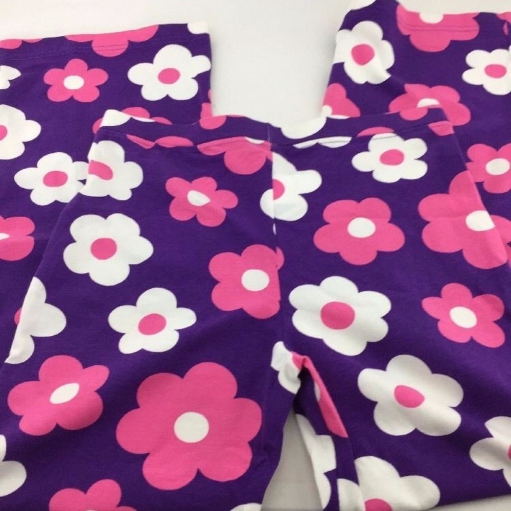 Girls Womens 12 Sweat Pants Hippie Flower Power