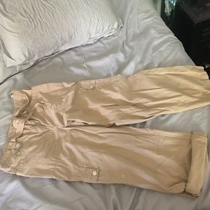Jones New York roll up cargo pants