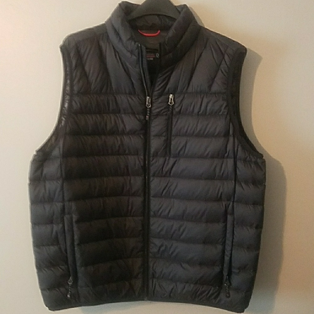 Men's Black Nylon Vest
