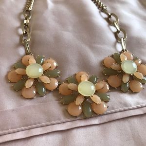 Pink, Green and Gold Necklace