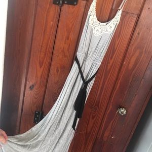 Pretty Maxi with pearl and crystal embellishments