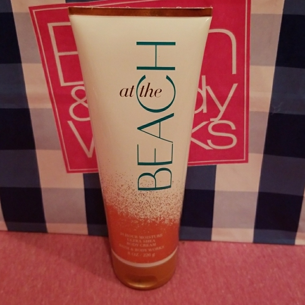 At the beach cream